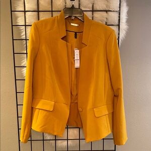 Women's Mustard Yellow Blazer